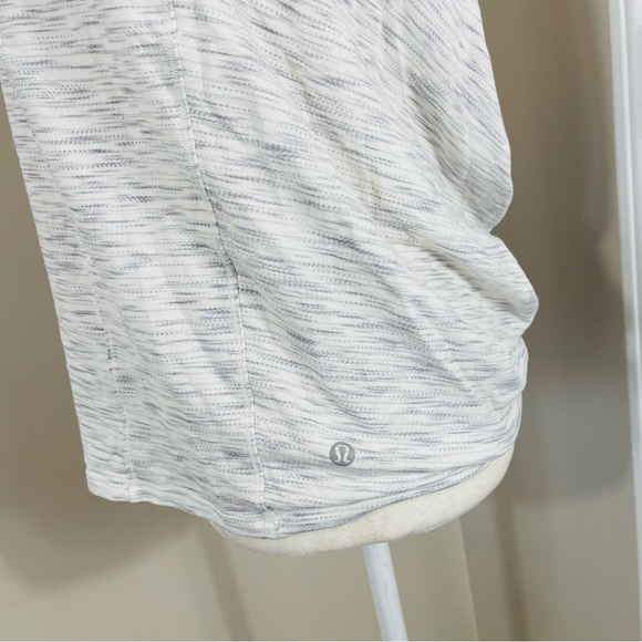 LULULEMON Low Key Tank Top - Tiger Space Dye Hail White - Picture 5 of 10
